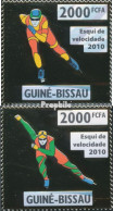 Guinea-Bissau 4684-4685 (kompl. Ausgabe) Postfrisch 2010 Eisschnellauf - Guinée-Bissau