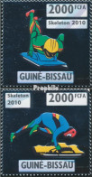 Guinea-Bissau 4674-4675 (kompl. Ausgabe) Postfrisch 2010 Skeleton - Guinée-Bissau