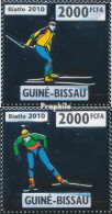 Guinea-Bissau 4658-4659 (kompl. Ausgabe) Postfrisch 2010 Biathlon - Guinea-Bissau