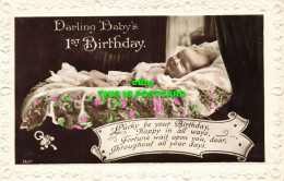 R597551 Darling Babys 1st. Birthday. 2607. Lucky Be Your Birthday Happy In All W - Monde