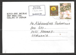 1994 (22.IV.94) To Lithuania - Covers & Documents