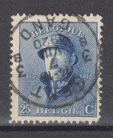 COB 171 Oblitération Centrale GENT 3 - 1919-1920 Albert Met Helm