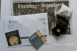 Hattons Of London THE 2023 QUEEN ELIZABETH II MEMORIAL GOLD QUARTER SOVEREIGN - Mint Sets & Proof Sets