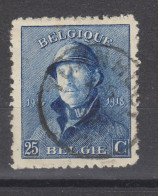 COB 171 Oblitération Centrale TURNHOUT - 1919-1920 Roi Casqué