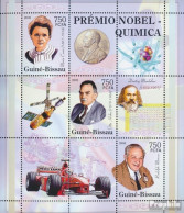 Guinea-Bissau 3177-3179 Kleinbogen (kompl. Ausgabe) Postfrisch 2005 Nobelpreisträger - Chemie - Guinea-Bissau
