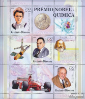 Guinea-Bissau 3177-3179 Kleinbogen (kompl. Ausgabe) Postfrisch 2005 Nobelpreisträger - Chemie - Guinée-Bissau