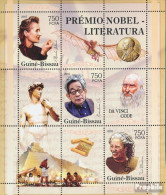 Guinea-Bissau 3171-3173 Kleinbogen (kompl. Ausgabe) Postfrisch 2005 Nobelpreisträger - Literatur - Guinée-Bissau