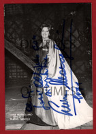 ITALY - TEATRO S. CARLO - LUISA MARAGLIANO - AUTOGRAPHED REAL PHOTO 1971 - Places