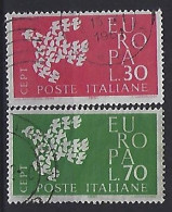 Italy 1961  Europa  (o) Mi.1113-1114 - 1961-70: Gebraucht