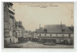 27 NONANCOURT PRES DREUX PLACE DE L EGLISE ET LE MARCHE N°42 - Other & Unclassified