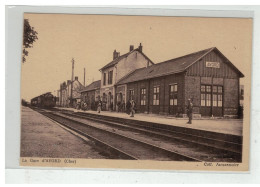 18 AVORD LA GARE D AVORD TRAIN LOCOMOTIVE EDIT JACQUEMOIRE - Avord