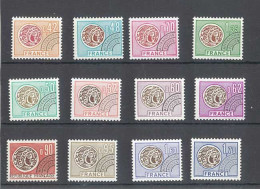 PREOBLITERE - Monnaies Gauloises- 4 Séries - 23 Timbres Neufs Sans Trace De Charnière - Avec  Gomme- Yvert  123 à 145 - 1964-1988