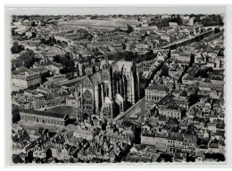 57 METZ VUE AERIENNE CATHEDRALE PLACE D ARMES PLACE SAINT ETIENNE N°1198 - Metz