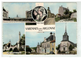 55 VARENNES EN ARGONNE #15414 MONUMENT FAMILLE ROYALE TOUR HOTEL DE VILLE EGLISE N°CM + CACHET MUSEE LOUIS - Otros & Sin Clasificación