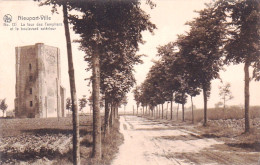 Nieuwpoort - Nieuport - La Tour Des Templiers Et Le Boulevard Extérieur - Nieuwpoort