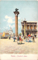 26803 " VENEZIA-PIAZZETTA S. MARCO " ANIMATA -VERA FOTO--CART. NON SPED. - Venezia (Venice)