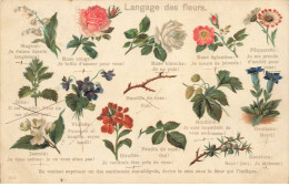 LANGAGE #MK48624 LE LANGAGE DES FLEURS MULTI FLEURS - Sonstige & Ohne Zuordnung