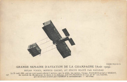 AVIATIONS #MK48546 GRANDE SEMAINE D AVIATION DE LA CHAMPAGNE AOUT 1909 BIPLAN - Autres & Non Classés