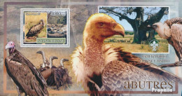 Guinea-Bissau Block 604 (kompl. Ausgabe) Postfrisch 2007 Vögel - Geier - Pfadfinderlogo - Guinea-Bissau