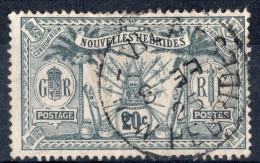 Nouvelles HEBRIDES Timbre-poste N°40 Oblitéré TB Cote : 5€00 - Usados