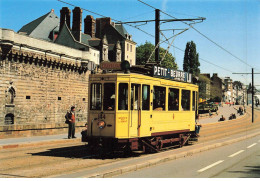 44 NANTES #SAN49992 PASSAGE DU TRAMWAY DEVANT LE CHATEAU DES DUCS DE BRETAGNE MOTRICE 144 FRANCO BELGE FABRICATION 1914 - Nantes