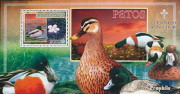 Guinea-Bissau Block 598 (kompl. Ausgabe) Postfrisch 2007 Vögel - Enten - Pfadfinderlogo - Guinea-Bissau