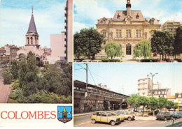 92 COLOMBES #SAN50479 LA VIEILLE EGLISE L HOTEL DE VILLE LA GARE - Colombes