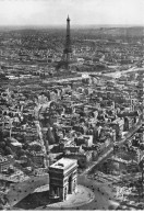 75 PARIS #SAN50325 VUE AERIENNEARC DE TRIOMPHE DE L ETOILE ET LA TOUR EIFFEL - Cartas Panorámicas