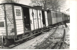 07 TOURNON #FG50694 PHOTO TRAIN EN GARE WAGONS - Tournon