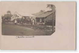 VIET NAM #FG51829 MYTHO THEATRE ANNAMITE CARTE PHOTO 1903 - Vietnam