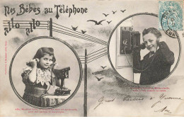 FANTAISIES #MK48920 LES BEBES AU TELEPHONE - Bebes