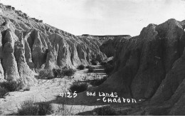 ETATS UNIS #DC51114 CHADRON BAD LANDS CARTE PHOTO - Andere & Zonder Classificatie