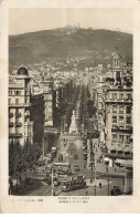 ESPAGNE #DC50967 BOULEVARD SON TRAMWAY SES VOITURES SES EDIFICES + CACHET TIMBRE COLONIE - Barcelona