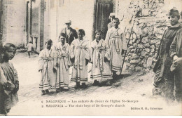 GRECE #DC50906 SALONIQUE ENFANTS DE CHOEUR DE L EGLISE ST GEORGES - Grèce