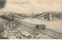 BELGIQUE #DC50851 PONT DETRUIT  DU CHEMIN DE FER - Hastiere