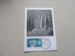 Monaco - Dante Alighieri (1265-1321) - 1f. - Yt 687 - Carte Premier Jour D'Emission - Année 1966 - - Cartes-Maximum (CM)