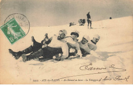 SPORTS #MK48430 AIX LES BAINS AU REVARD EN HIVER LE TOBOGGAN LUGE - Deportes De Invierno