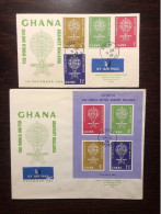 GHANA FDC COVER 1962 YEAR MALARIA HEALTH MEDICINE STAMPS - Ghana (1957-...)