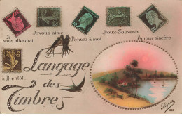 FANTAISIES #DC51252 LANGAGE DES TIMBRES  HIRONDELLES PAYSAGE - Other & Unclassified