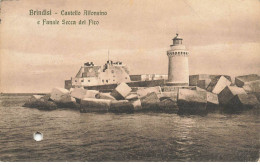 ITALIE #MK49202 BRINDISI CASTELLO ALFONSINO E FANALE SECCA DEL FICO - Brindisi