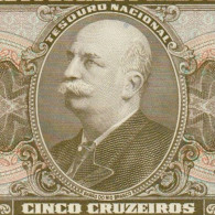 Brazil. 5 Cruzeiros. ND (1964). P.176d. Sign.14. Crisp UNC - Brazil