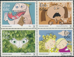 Irland 2123-2126 Viererblock (kompl.Ausg.) Postfrisch 2015 Irische Animationsindustrie - Unused Stamps