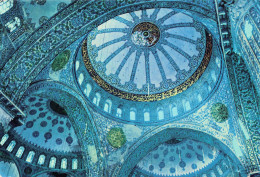 TURQUIE - The Dome Of The Blue Mosque - De L'intérieure - Instanbul - Turkey - Carte Postale - Turquia