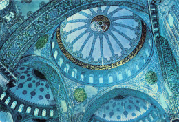 TURQUIE - The Dome Of The Blue Mosque - De L'intérieure - Instanbul - Turkey - Carte Postale - Turquie