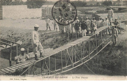 84 AVIGNON #MK54235 TRAVAUX DU GENIE LE PONT POISSON + CACHET EQUIPAGES DE PONT D ARMEE 15 5T - Avignon