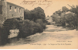 84 L ISLE SUR SORGUE #MK54228 1740 LA SORGUE AU PONT DE LA PYRAMIDE + 1C TYPE SAGE - L'Isle Sur Sorgue