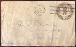 Etats-Unis, Entier-enveloppe Oblitération WORLD'S FAIR STATION / CHICAGO JUN 27, 1893 Pour La Suisse - (B1317) - Marcofilia