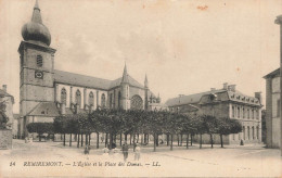 REMIREMONT : L'EGLISE ET LA PLACE DES DAMES - Remiremont