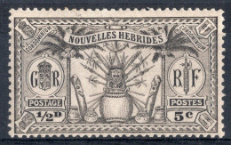 Nouvelles HEBRIDES Timbre-poste N°80* Neuf Charnière  TB Cote : 1€50 - Nuevos