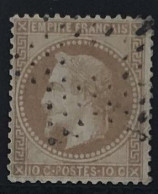 Napoléon N° 28B étoile évidée - 1862 Napoléon III